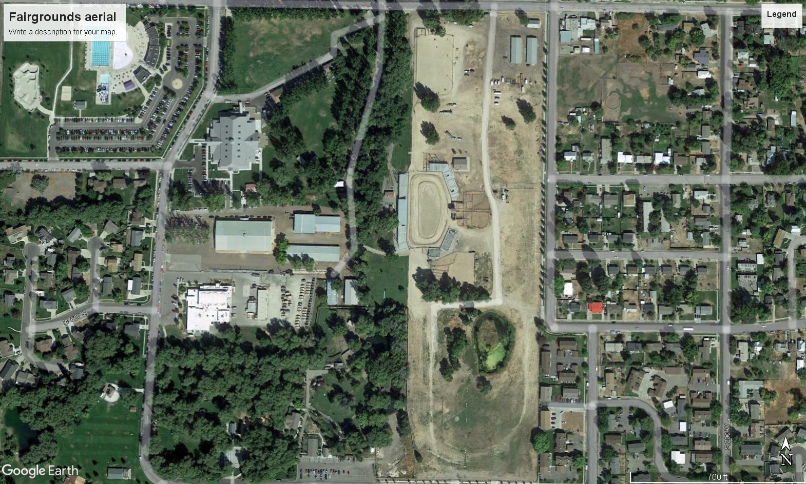 fairgrounds aerial map